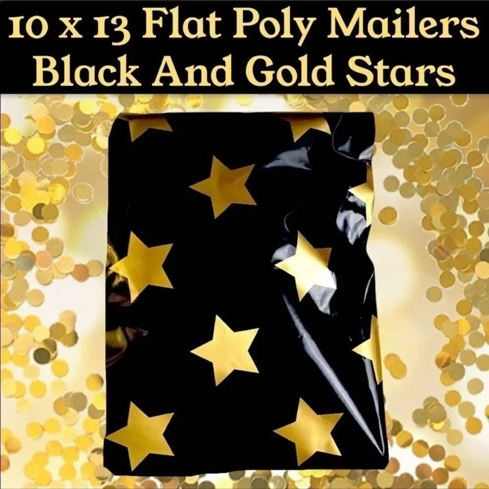 Poly Mailers MIX Cards 6x9 10x13 35pcs 35stickers